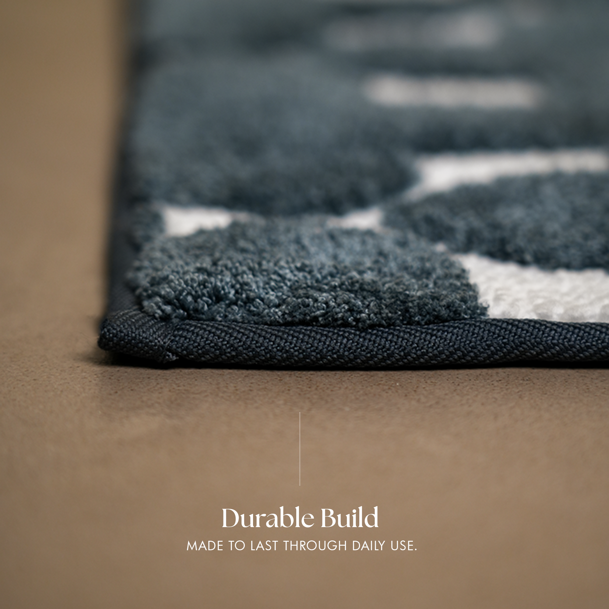 The Clover Suit | Geometric Bath Mat