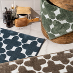 The Clover Suit | Geometric Bath Mat