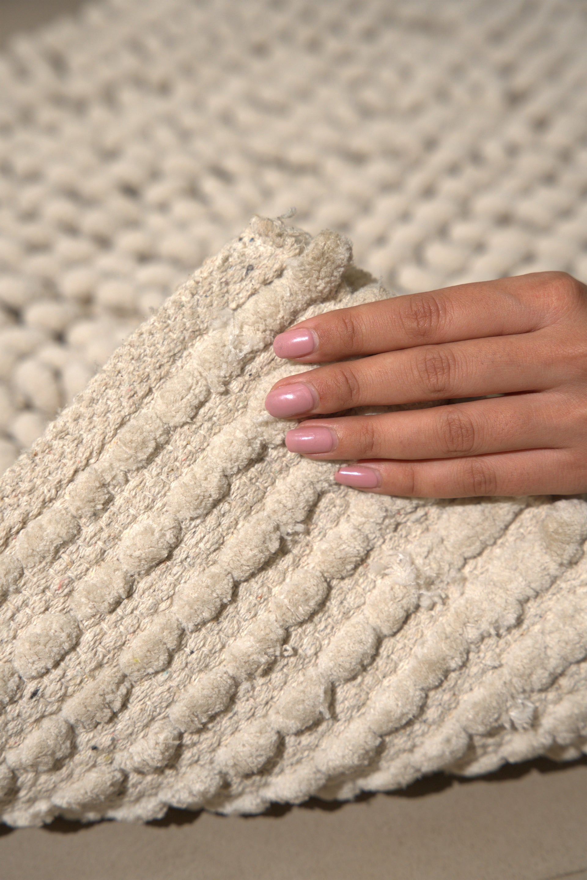 The Bubble Touch | Latex Backing Bath Mat