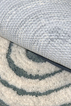 Ripple Luxe Spiral | Round Bath Mat