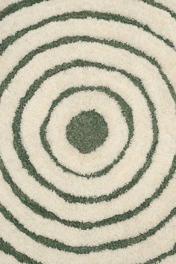 Ripple Luxe Spiral | Round Bath Mat