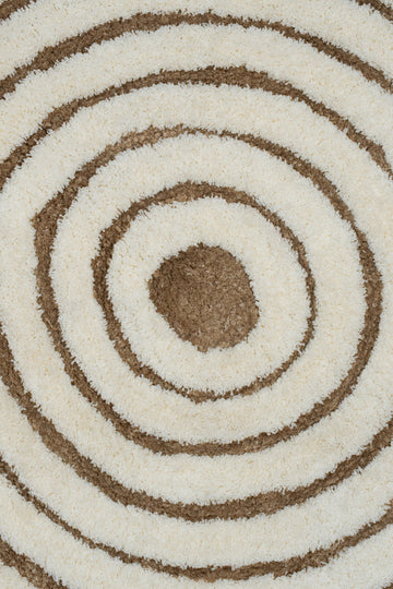 Ripple Luxe Spiral | Round Bath Mat