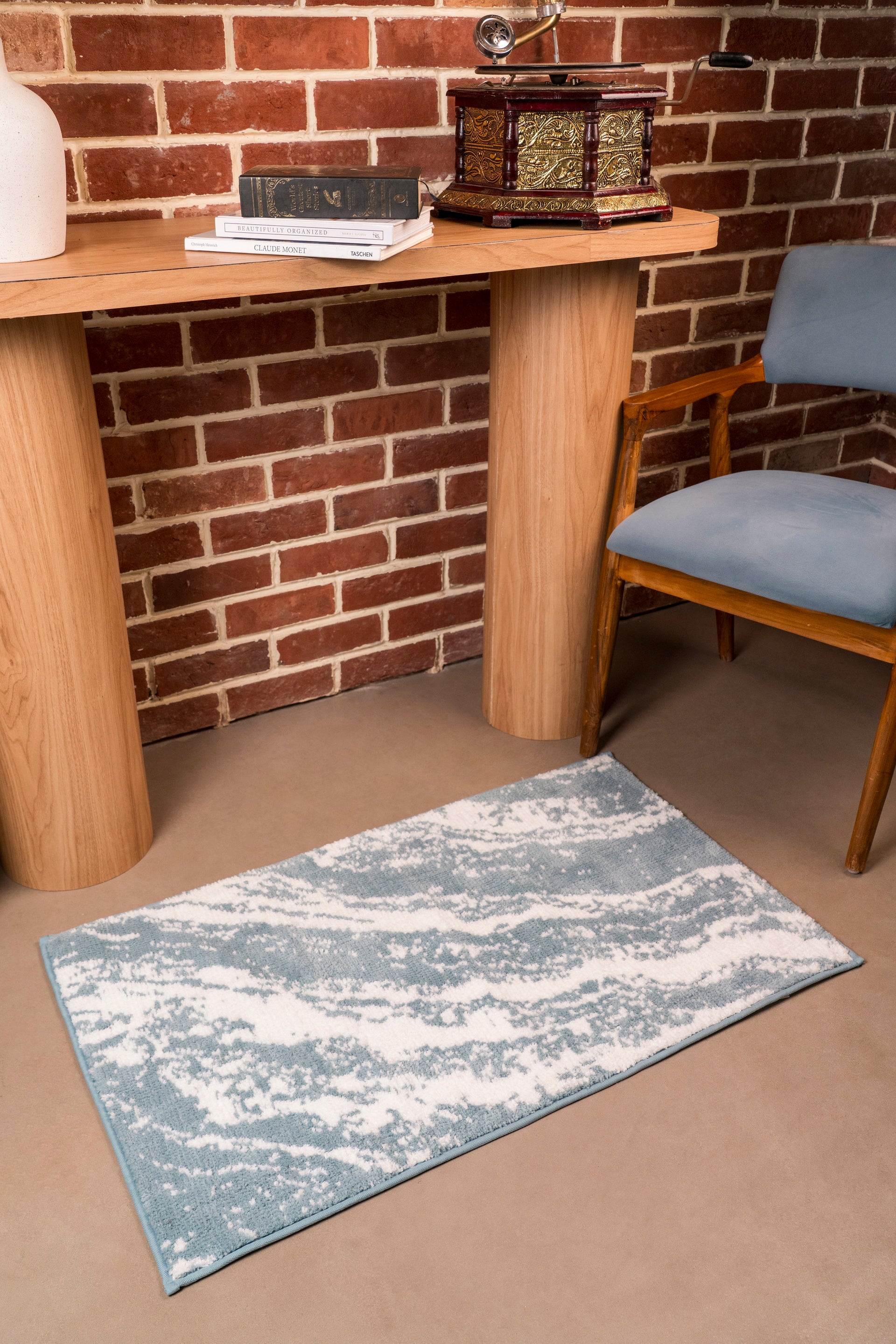 The Stream | Marble TPR Backing Bedside Runner