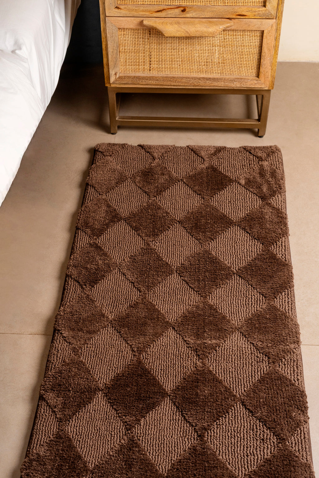 The Prism | Diamond Bedside Runner