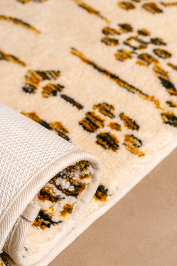The Flora | Golden Bloom Luxury Floral Bedside Runner