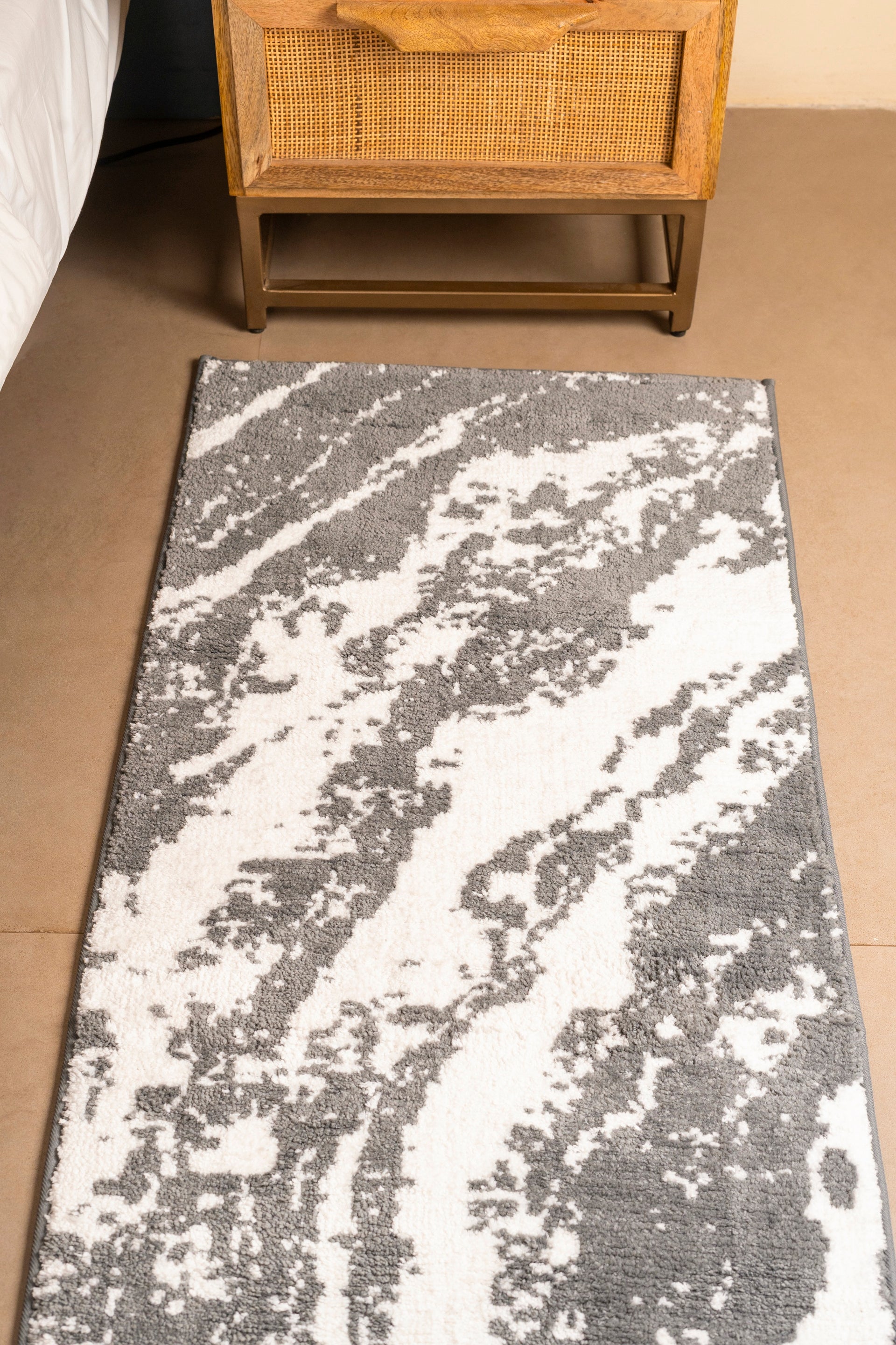 The Stream | Marble TPR Backing Bedside Runner