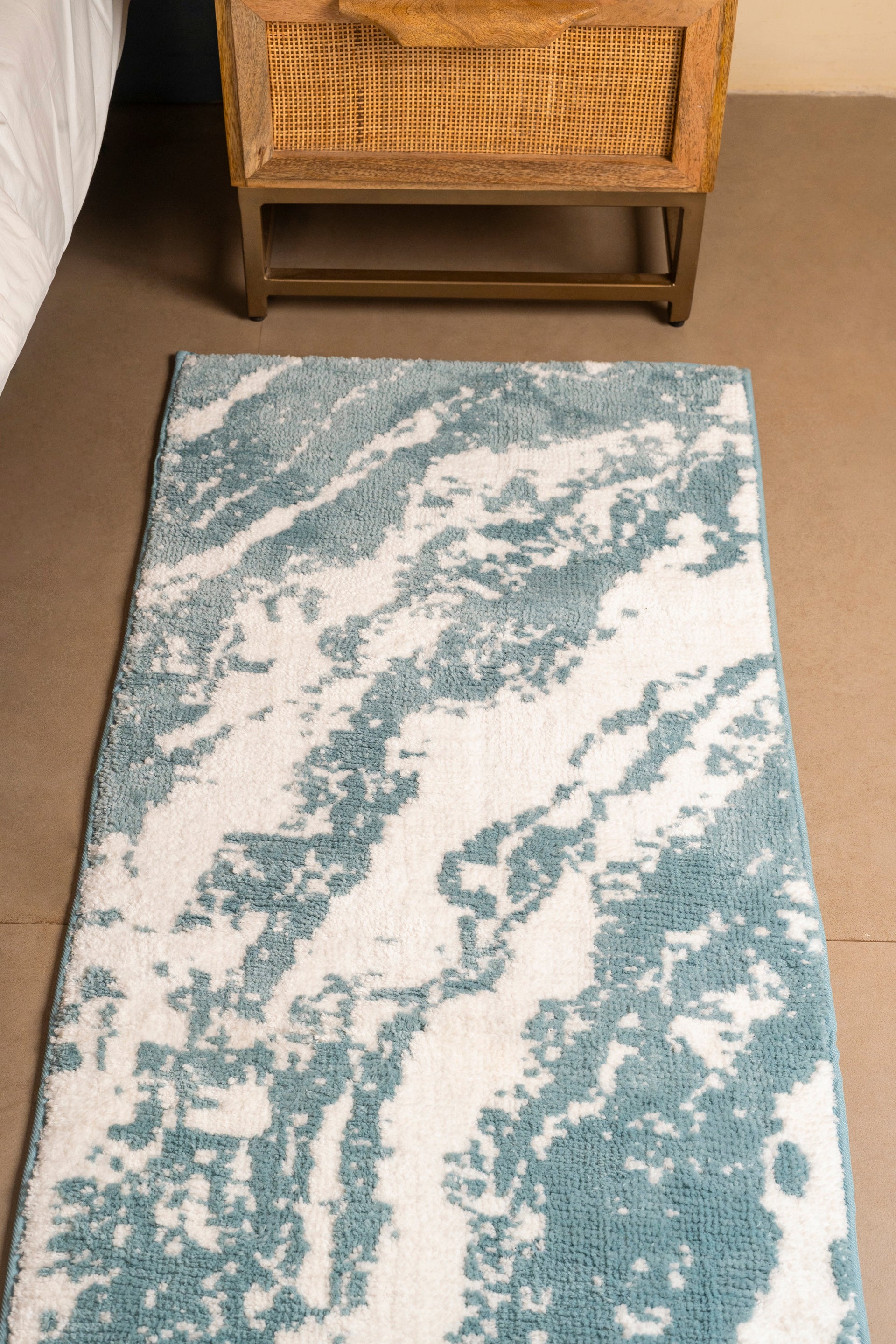 The Stream | Marble TPR Backing Bedside Runner