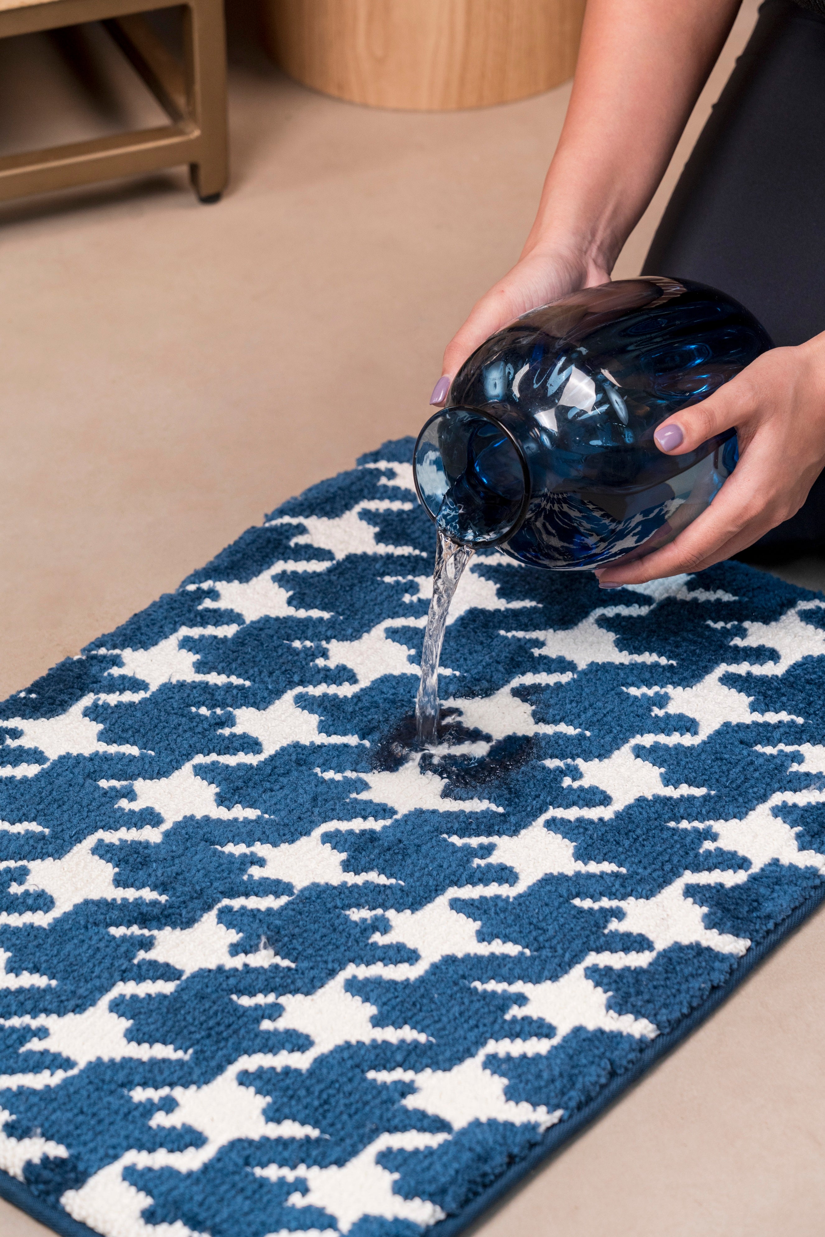 The Cadence |  Foam Padded Bath Rug