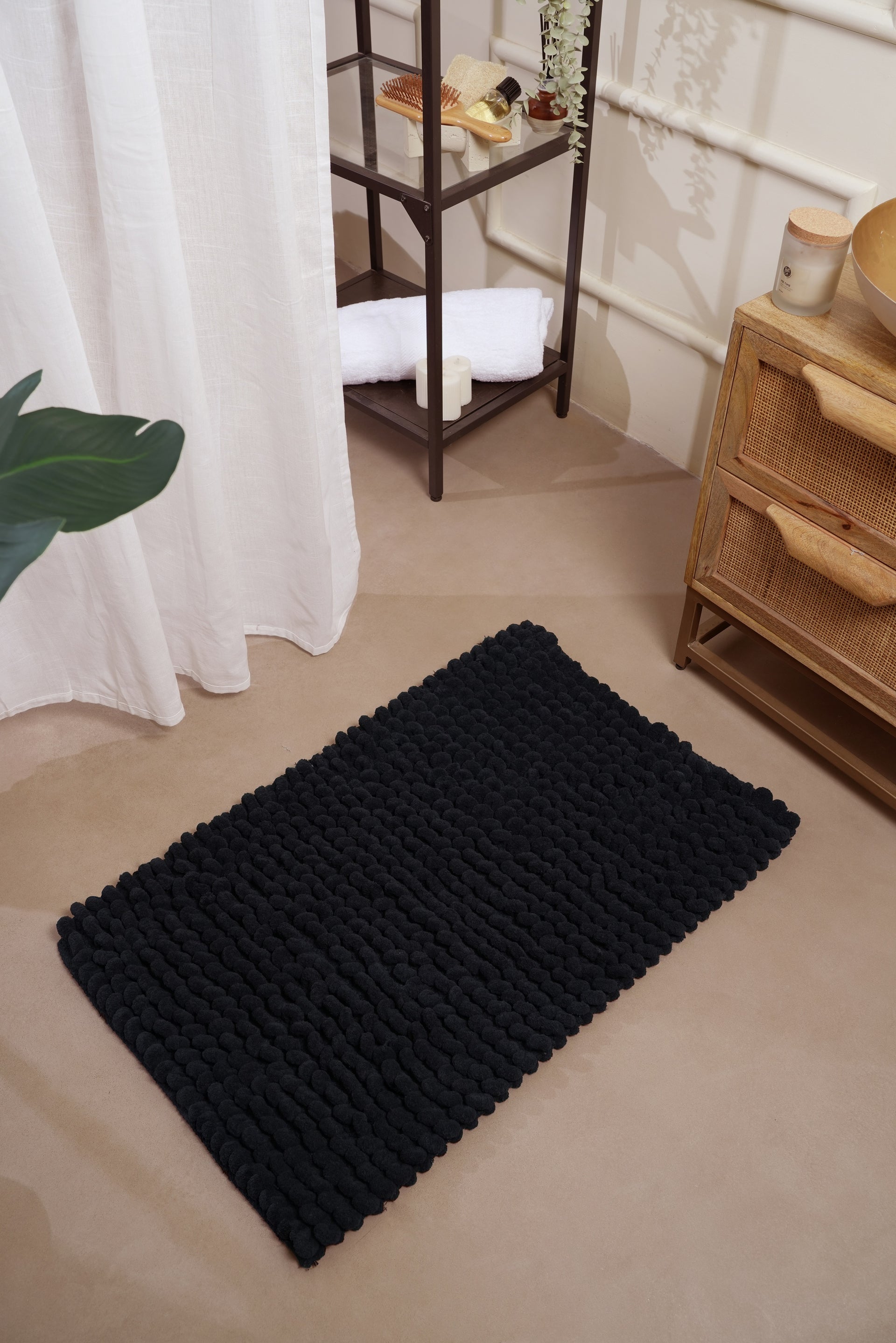 The Bubble Touch | Latex Backing Bath Mat