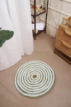 Ripple Luxe Spiral | Round Bath Mat
