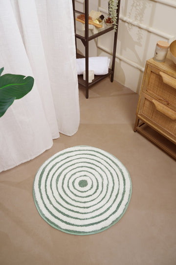 Ripple Luxe Spiral | TPR Backing Bath Mat
