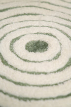 Ripple Luxe Spiral | Round Bath Mat