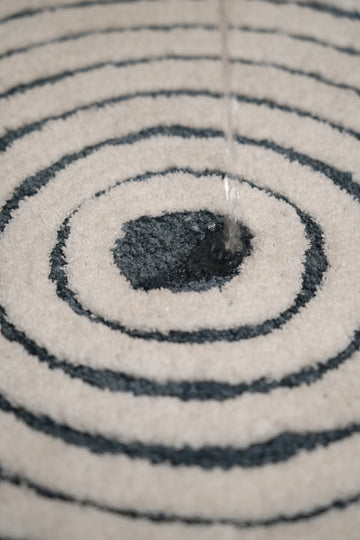 Ripple Luxe Spiral | Round Bath Mat