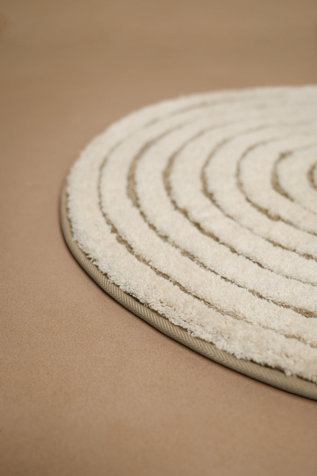 Ripple Luxe Spiral | Round Bath Mat