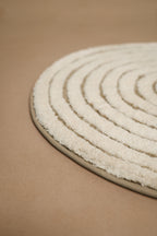 Ripple Luxe Spiral | Round Bath Mat