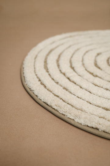 Ripple Luxe Spiral | TPR Backing Bath Mat