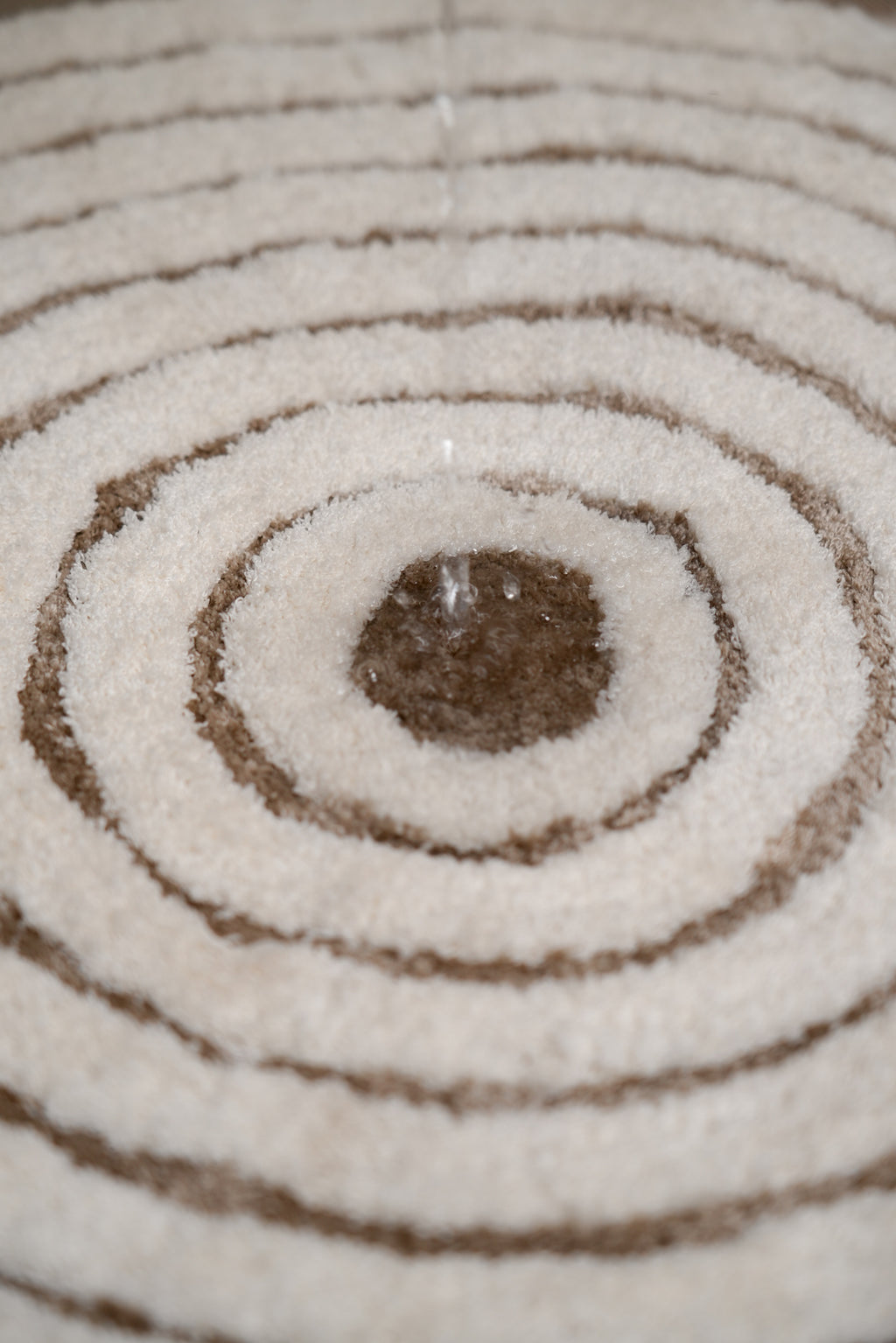 Ripple Luxe Spiral | Round Bath Mat
