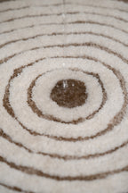 Ripple Luxe Spiral | Round Bath Mat
