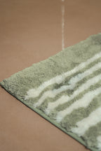 The Low Tide | Striped Microfiber Bath Mat