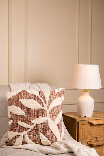The Folia | Knitted Leaf Cushion | Pack of 2