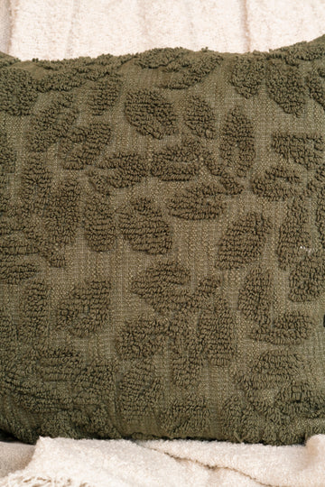 The Verdant |  Slubbed Cotton Cushion | Pack of 1