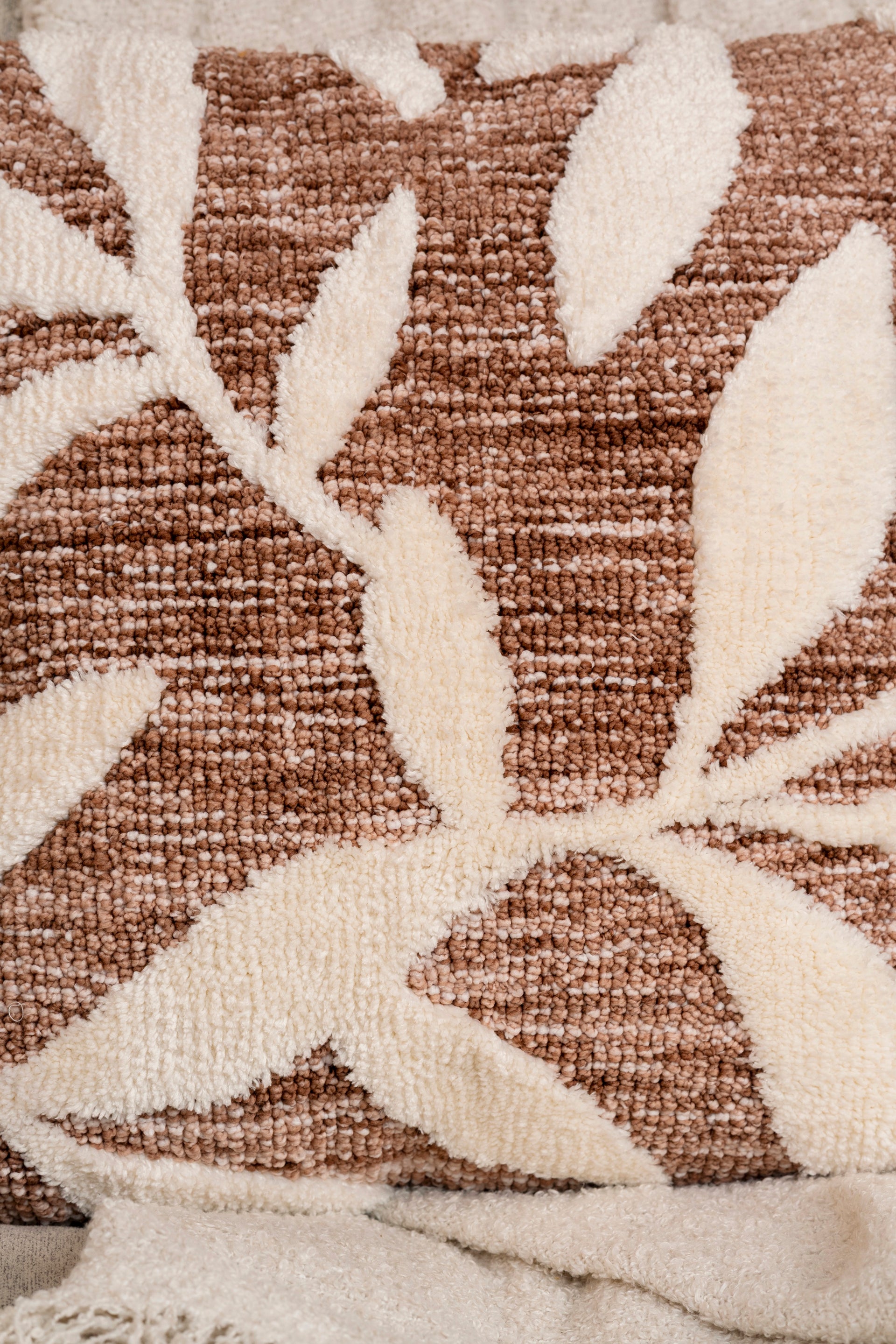 The Folia | Knitted Leaf Cushion | Pack of 2