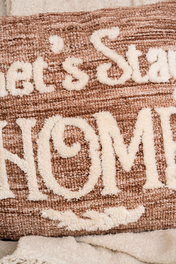 The Hearth | Let’s Stay Home Plush Cushion | Pack of 1