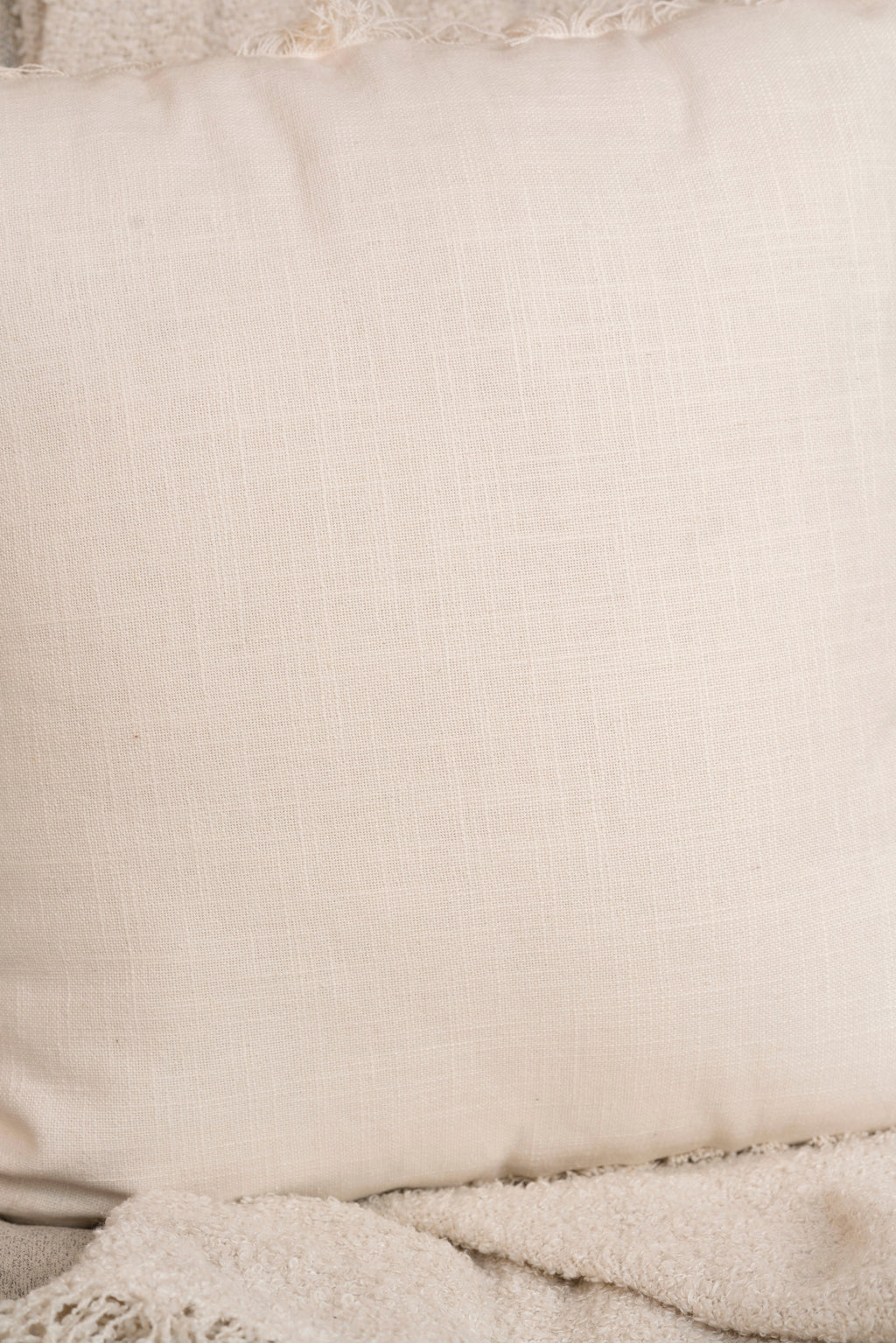 The Plume | Artisan Fringe Cotton Cushion | Pack of 1