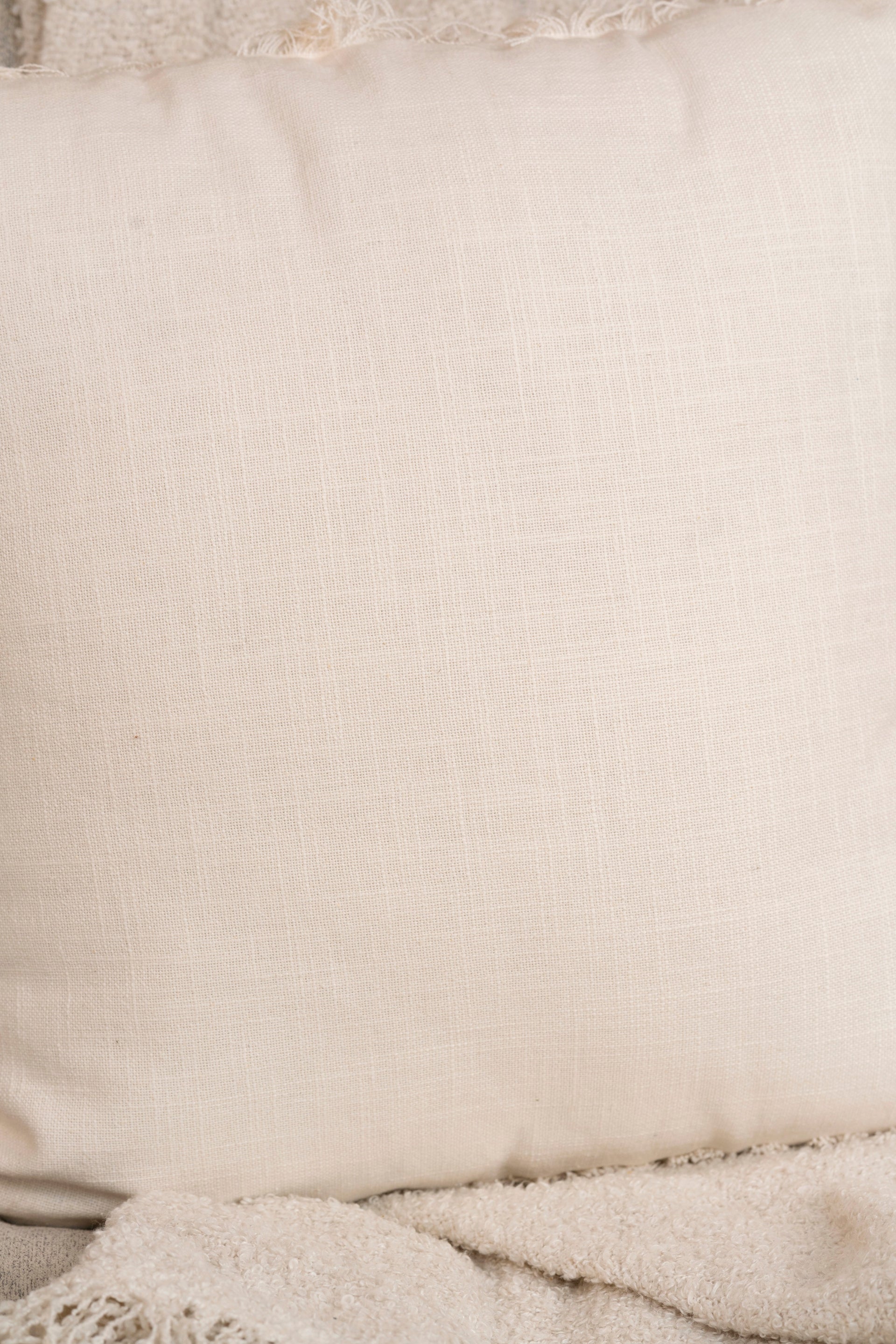 The Plume | Artisan Fringe Cotton Cushion | Pack of 2