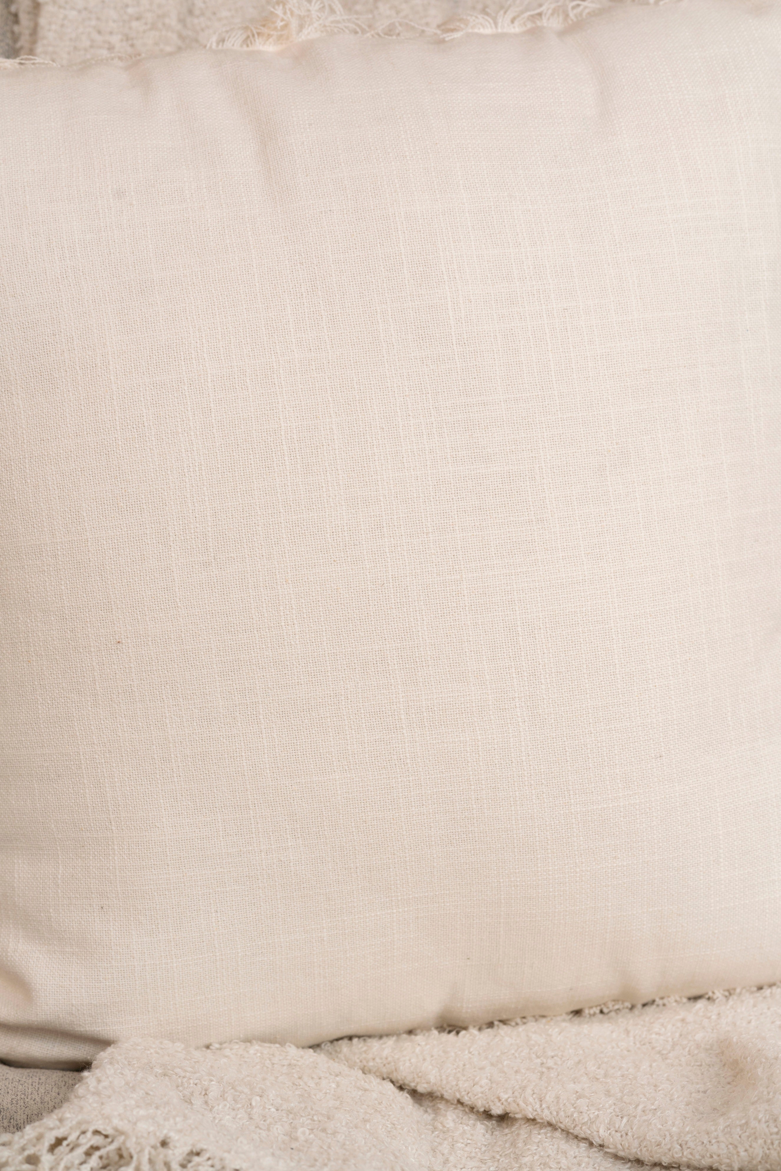 The Plume | Artisan Fringe Cotton Cushion | Pack of 1