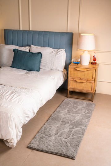 The Verde | Foam Padded  Jacquard Bedside Runner