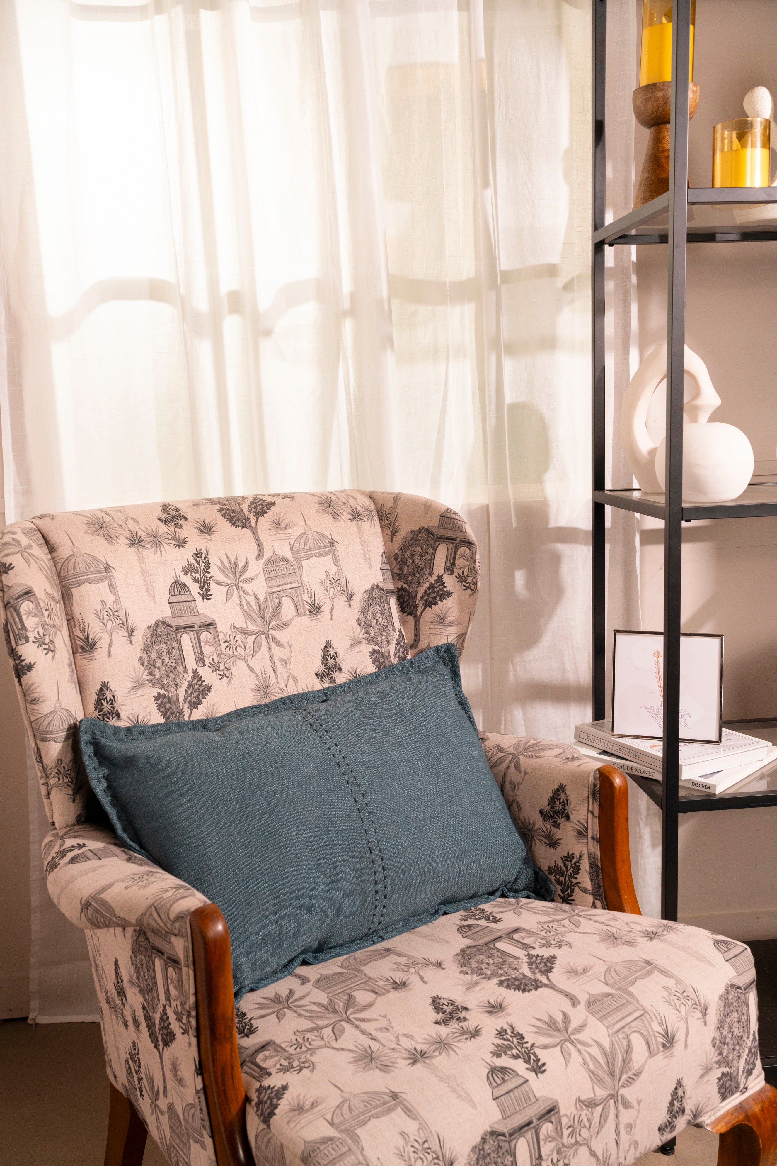 The Solace | Cozy Woven Look Lumbar Pillow | Pack of 1