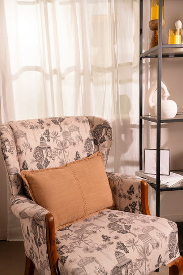 The Solace | Cozy Woven Look Lumbar Pillow | Pack of 1