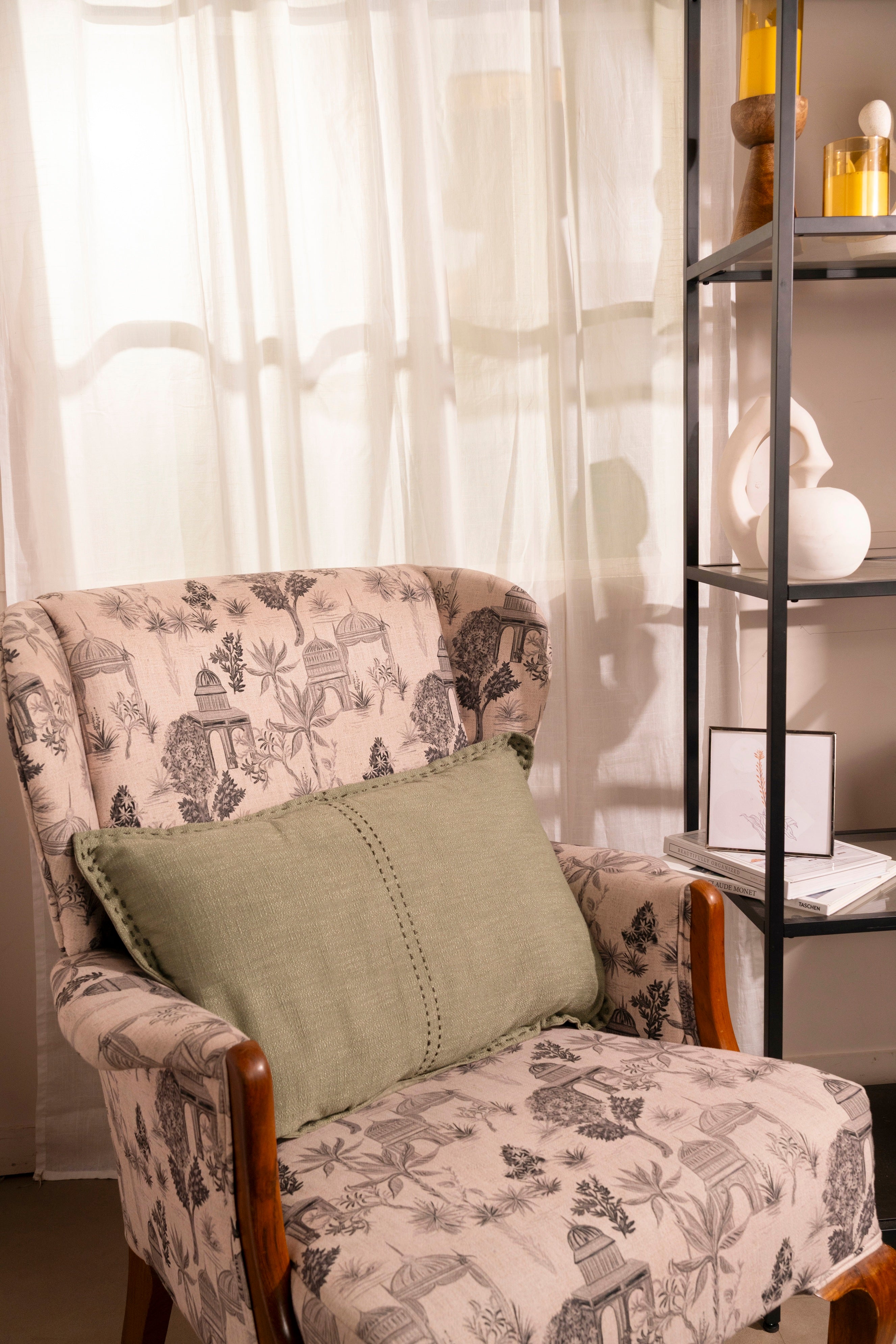 The Solace | Cozy Woven Look Lumbar Pillow | Pack of 1