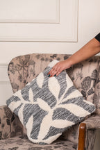 The Folia |Knitted Leaf Cushion | Pack of 2