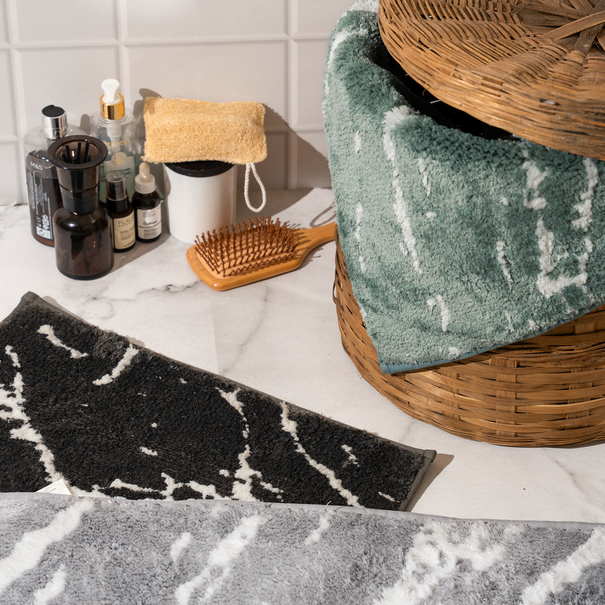 The Drift | Luxe Marble Bath Mat