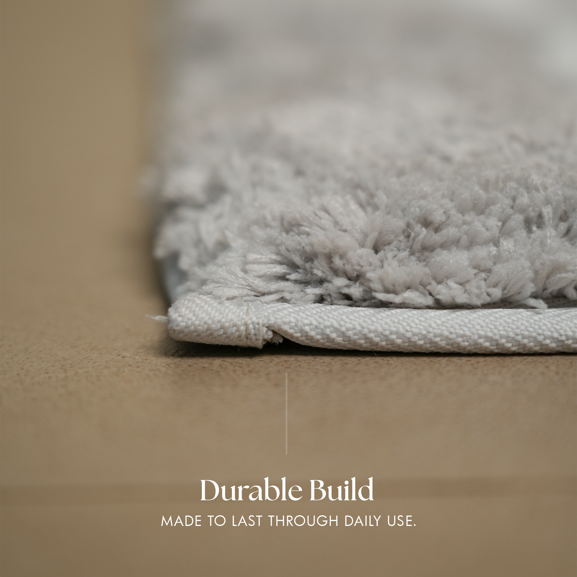 The Low Tide | Striped Microfiber Bath Mat
