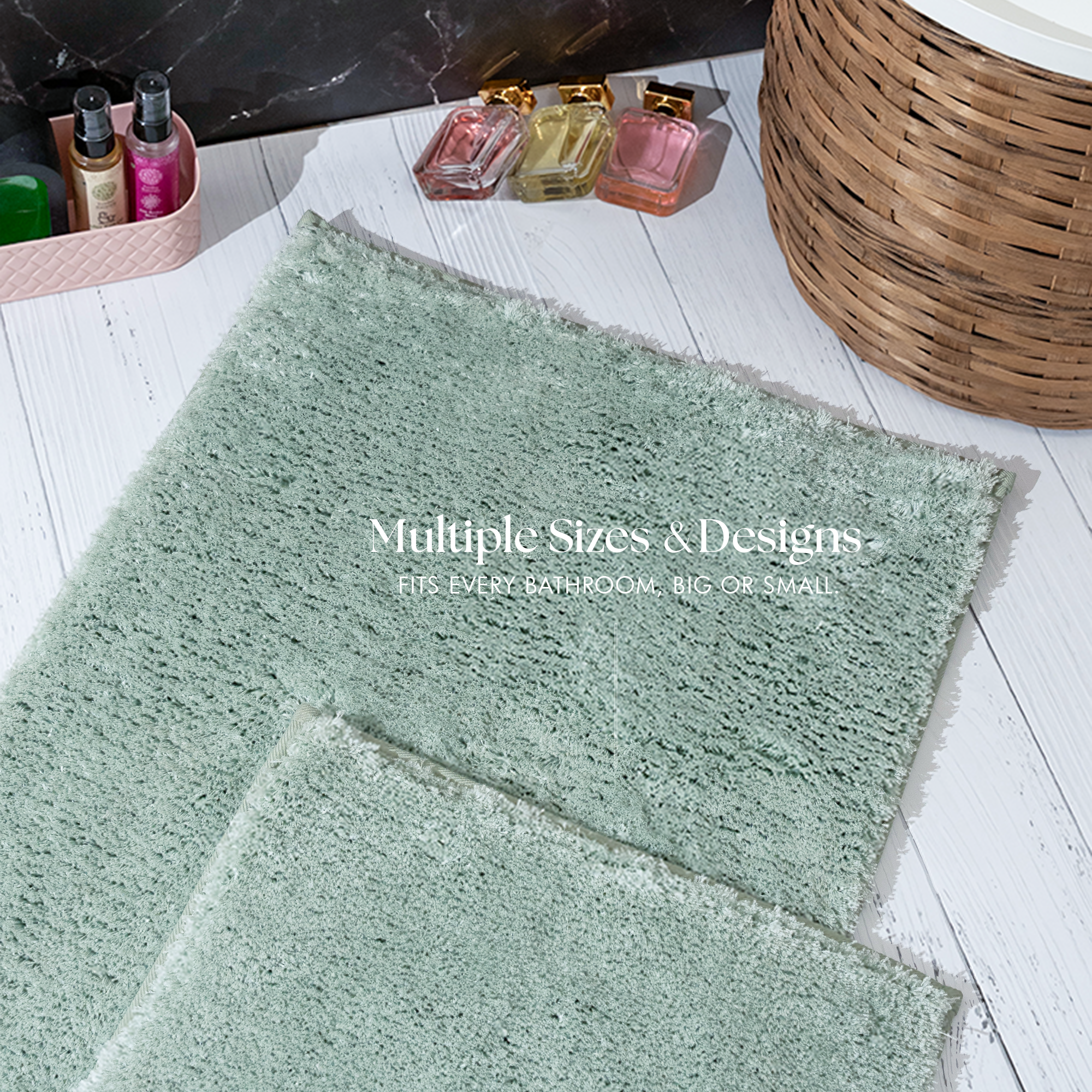 The Mora Solids | Microfiber Bath Mat