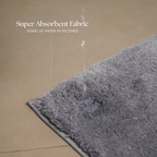 The Mora Solids | Microfiber Bath Mat