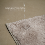 The Mora Solids | Microfiber Bath Mat