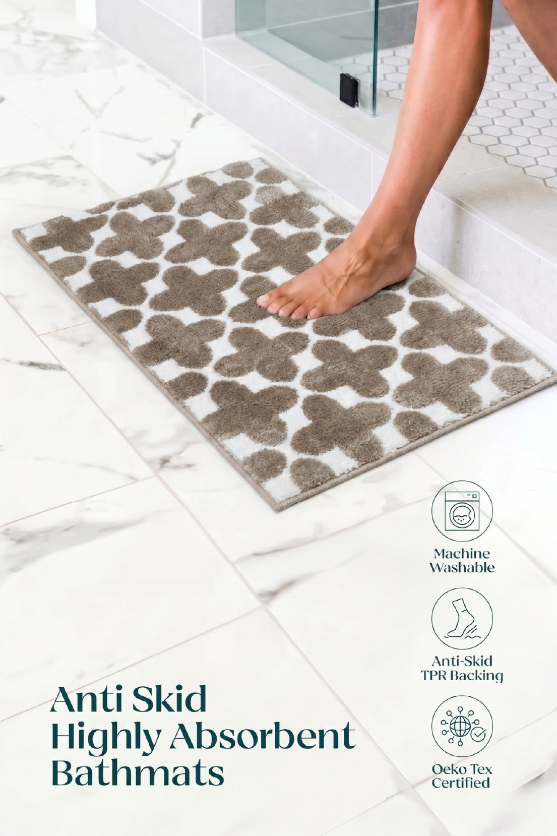 The Clover Suit | TPR Backing Bath Mat