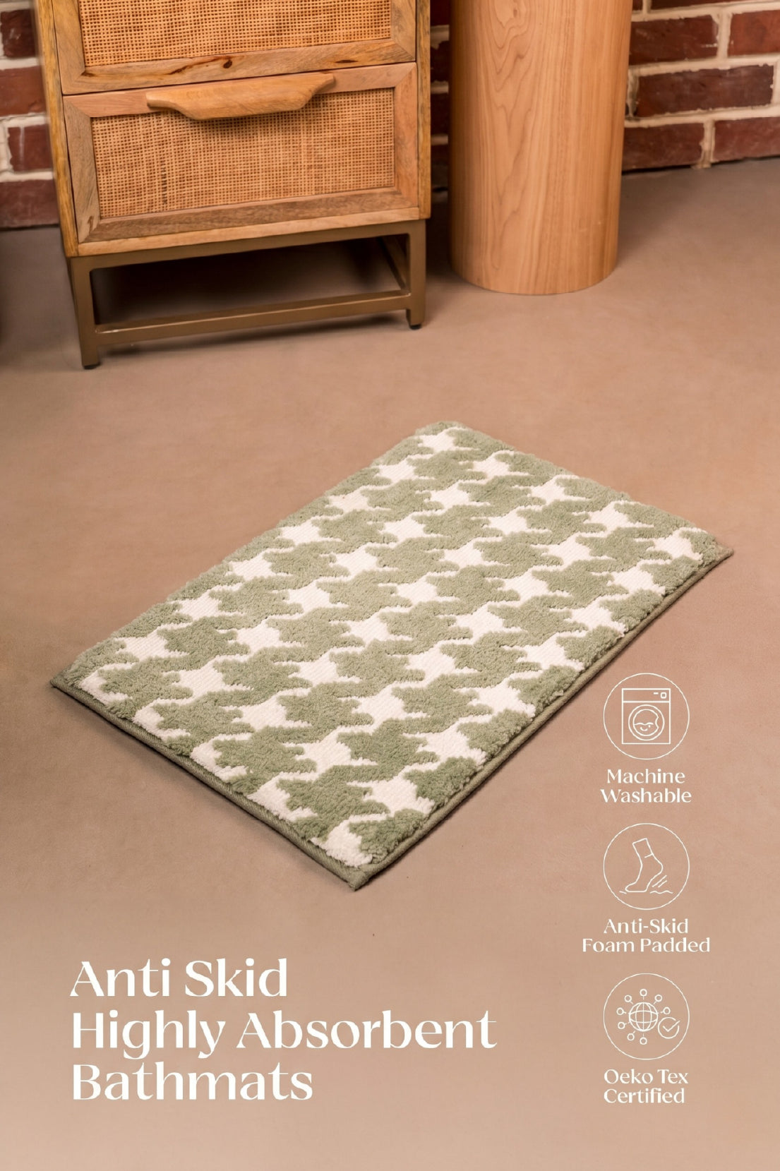 The Cadence | Foam Padded Bath Mat