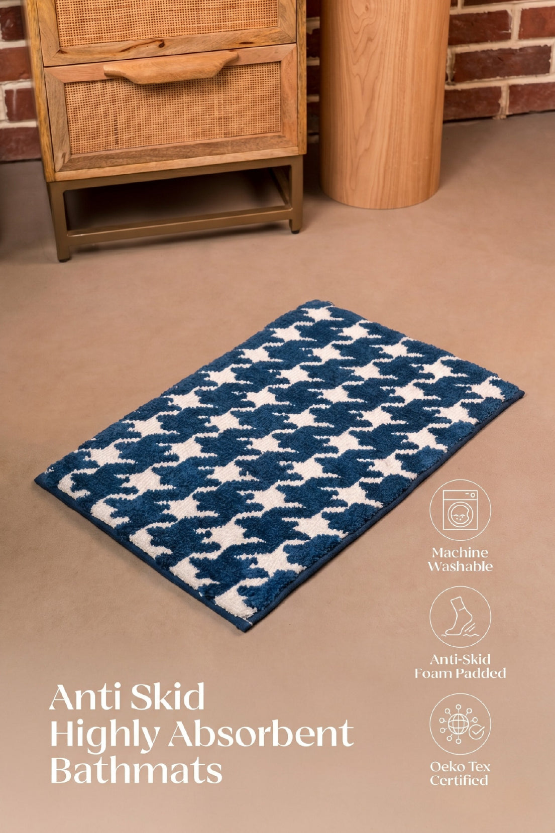 The Cadence | Foam Padded Bath Mat