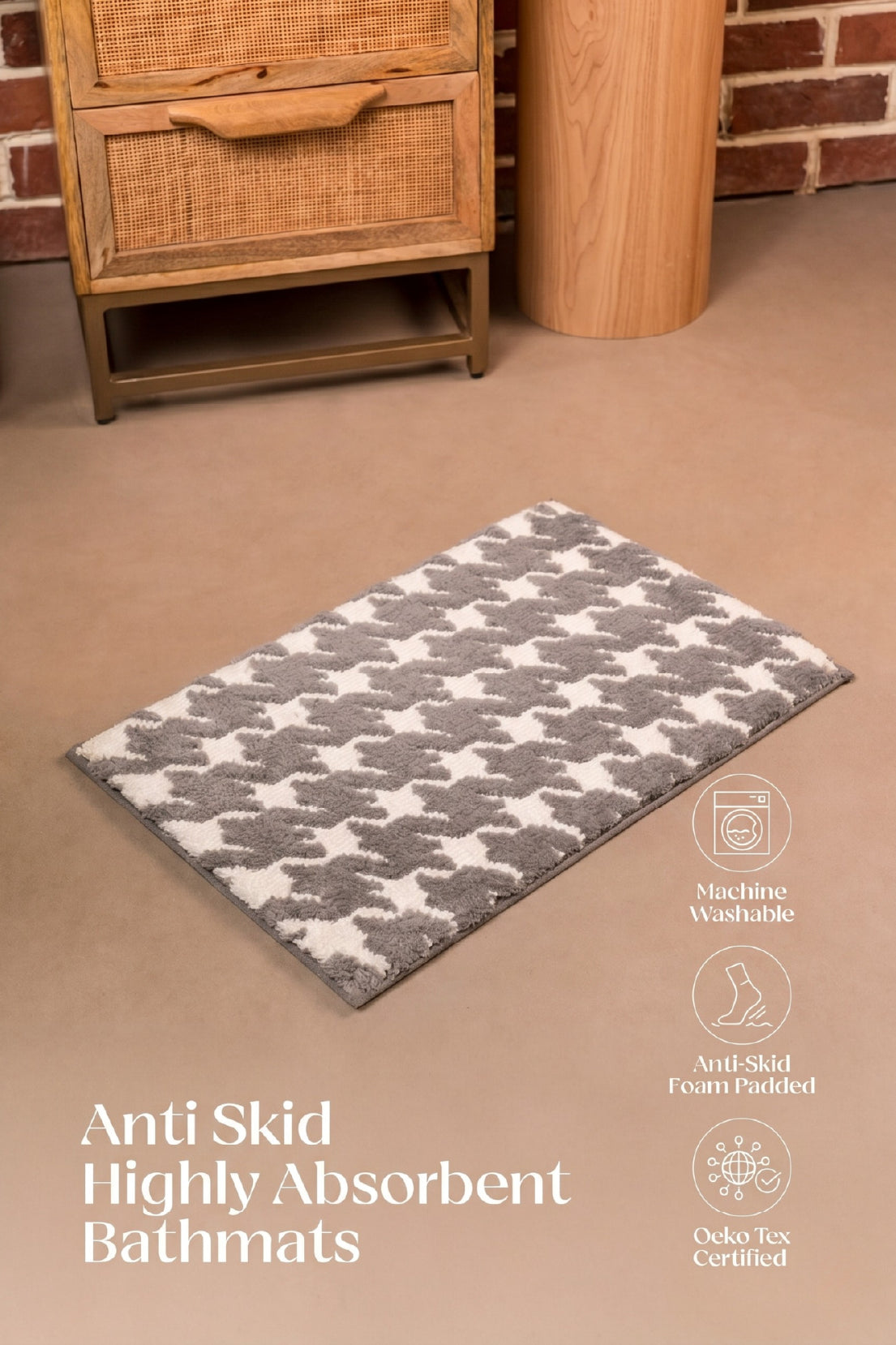 The Cadence | Foam Padded Bath Mat