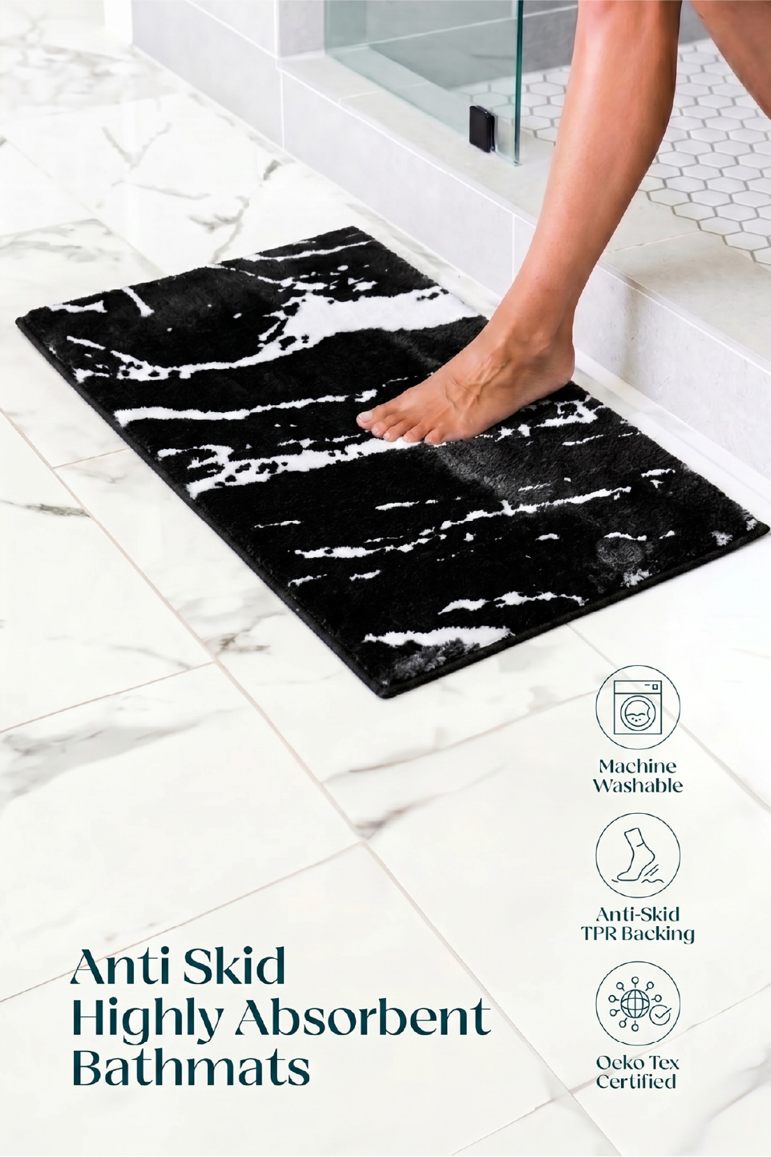 The Drift | TPR Backing  Bath Mat