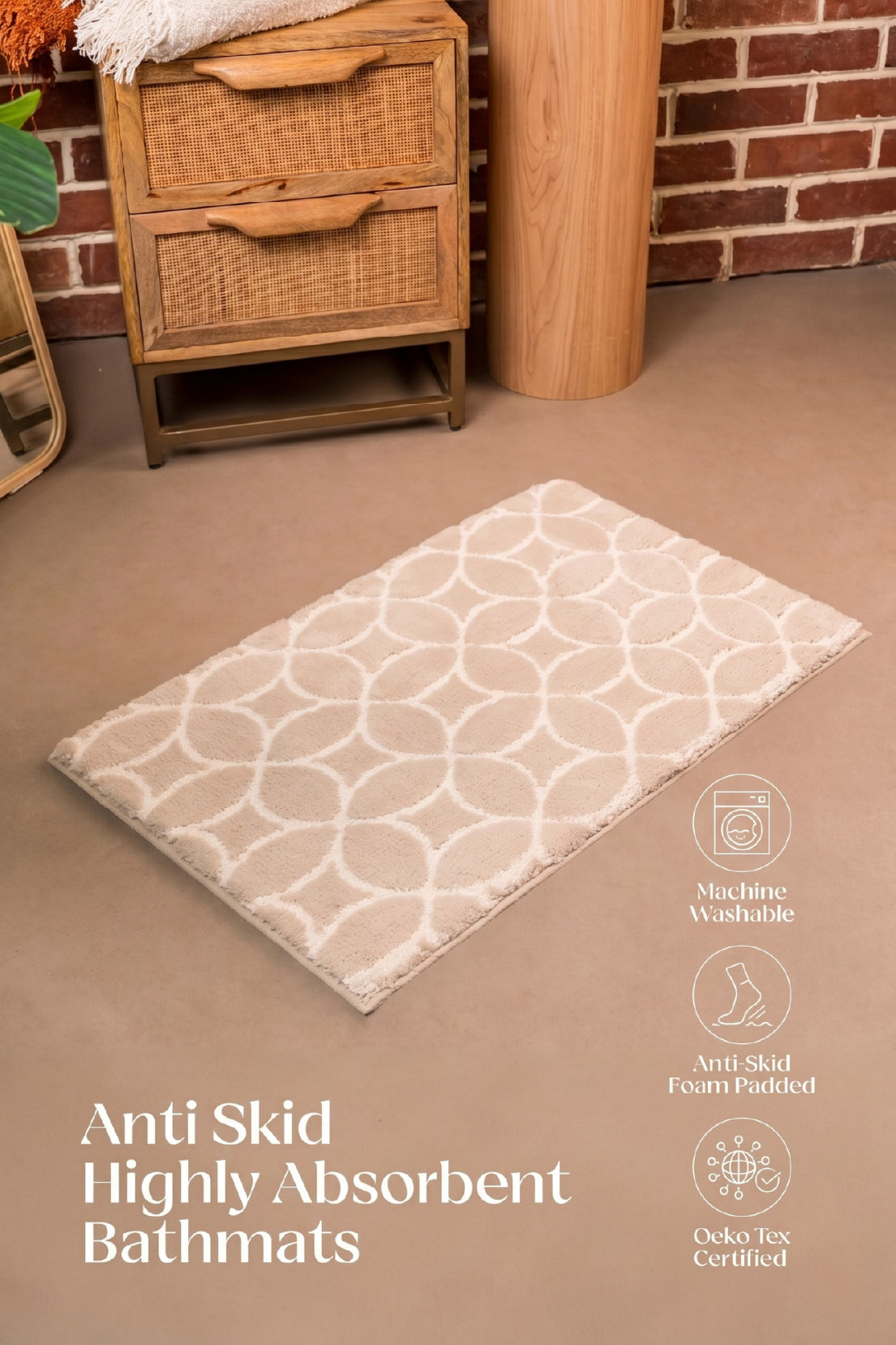 The Halo | Foam Padded Bath Mat