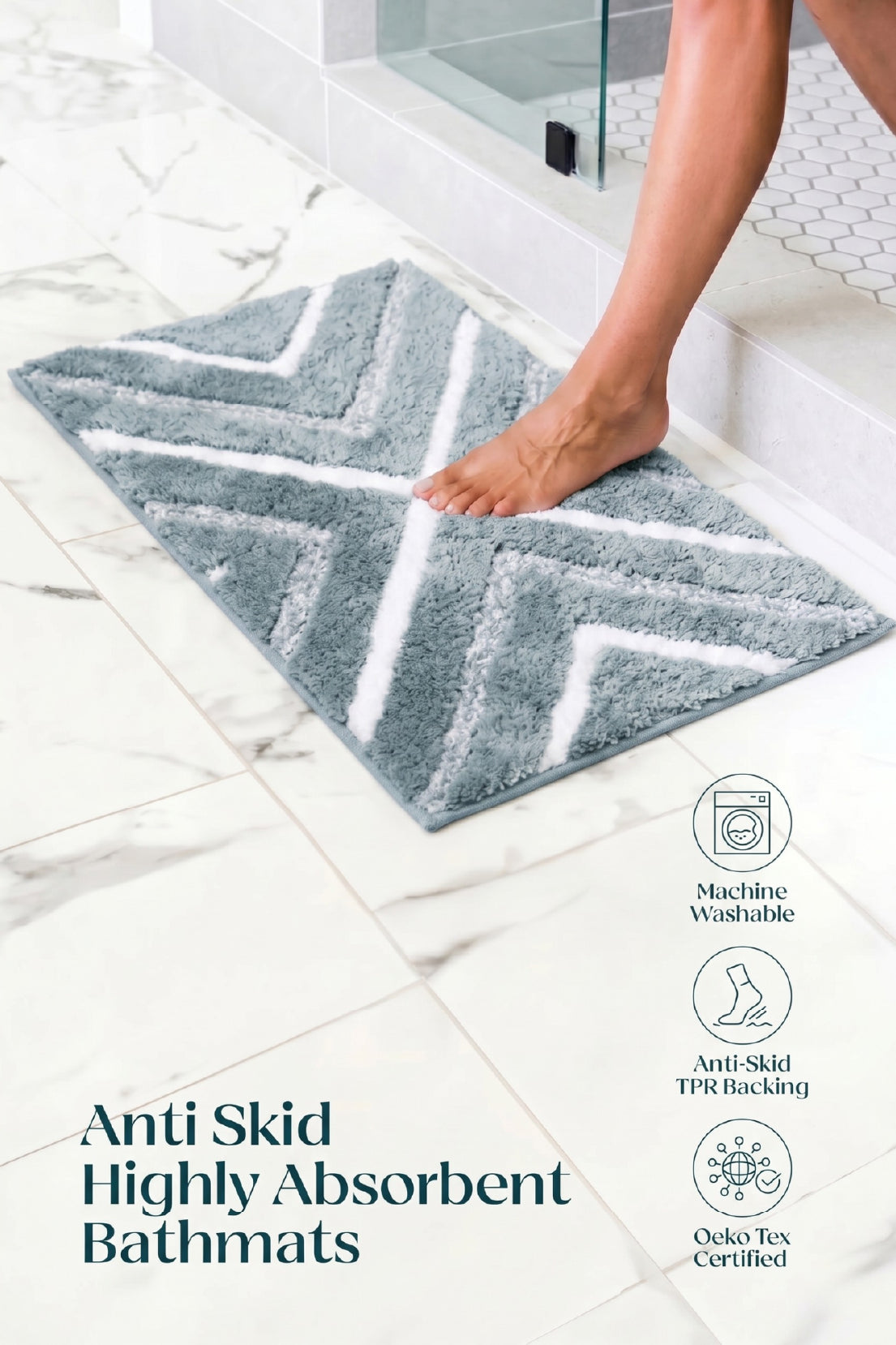 The Delta |  TPR Backing Bath Mat