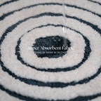 Ripple Luxe Spiral | Round Bath Mat