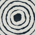 Ripple Luxe Spiral | Round Bath Mat