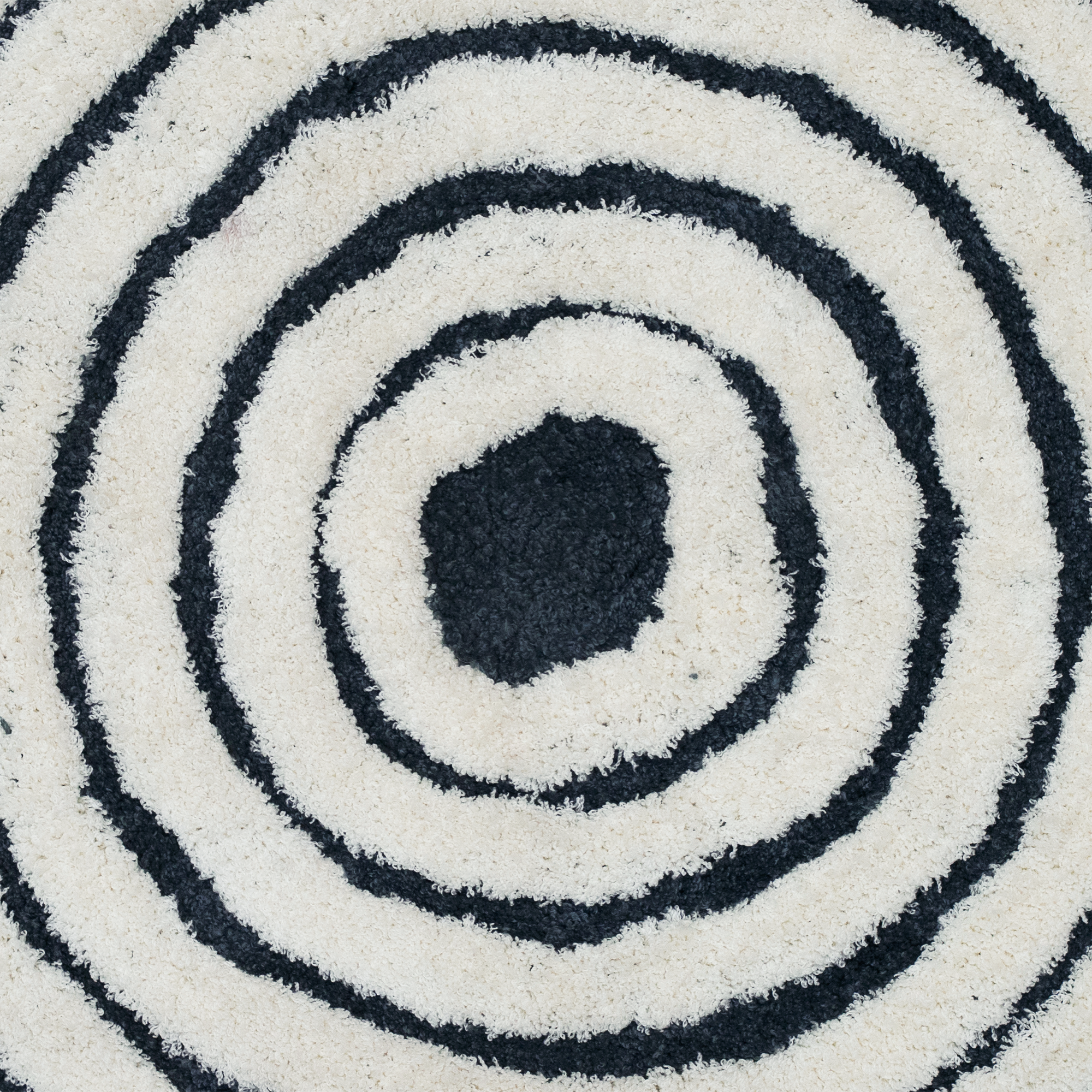 Ripple Luxe Spiral | Round Bath Mat